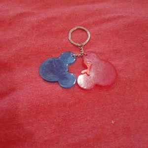 Mickey & Minnie keychain